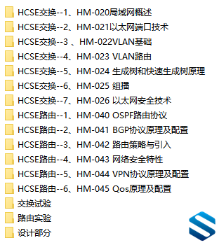 华为3COM认证 HCSE认证课程视频 中国IT实验室版